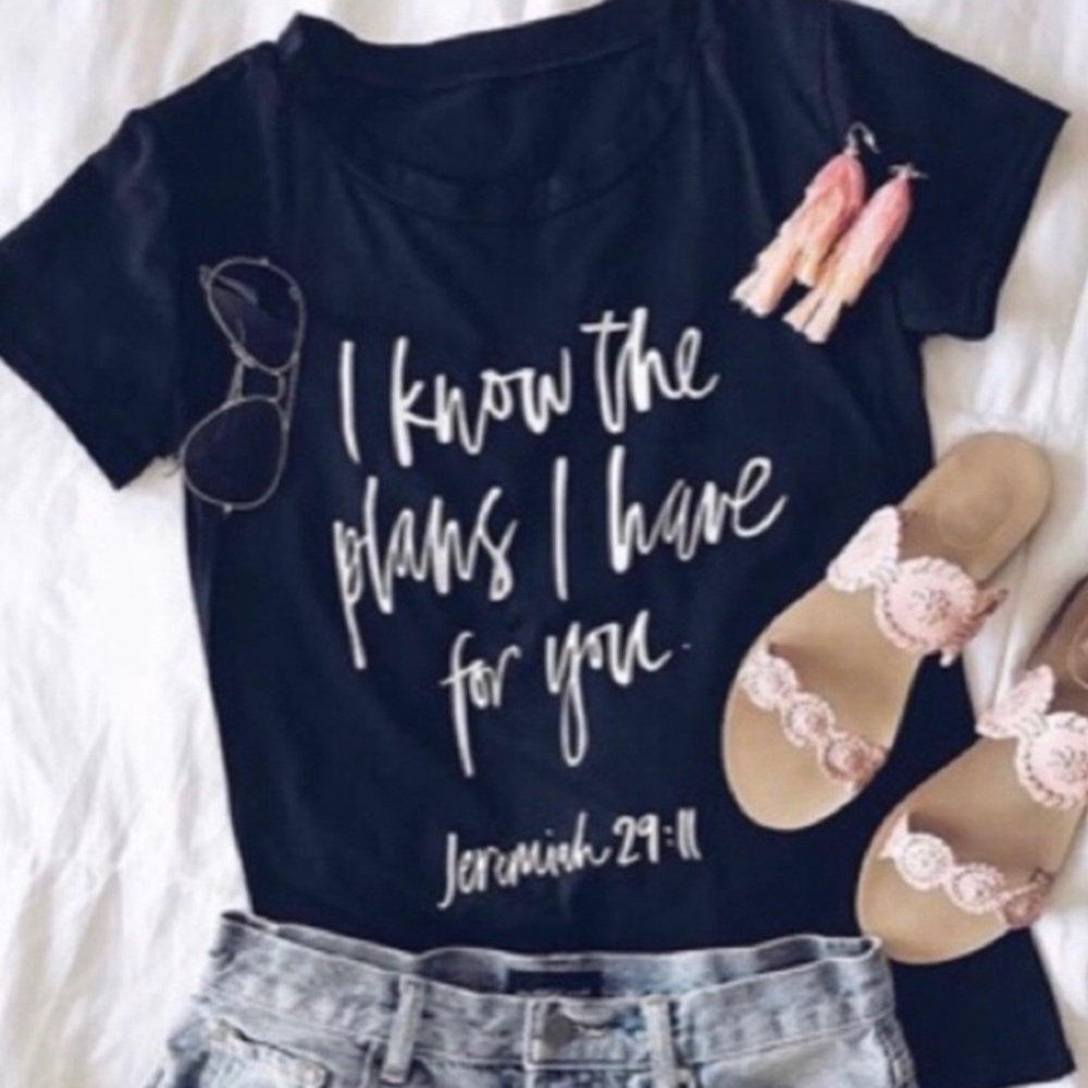 5 for $25   |   T-shirt with Jeremiah 29:11